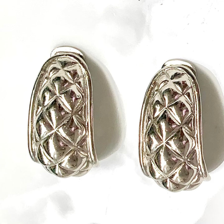 Maxi Quilted Drop Earrings