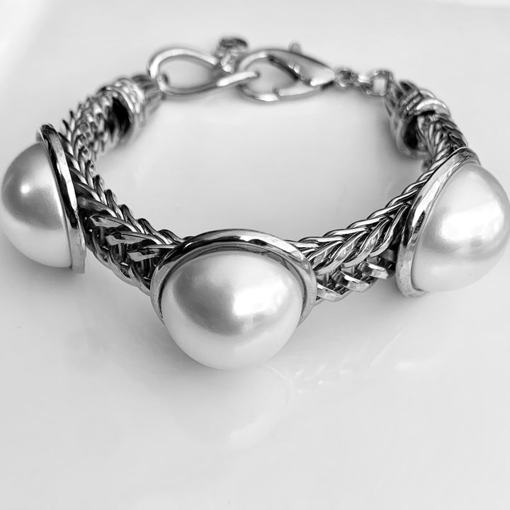 Chunky Pearl Bracelet