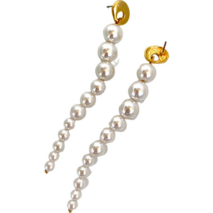 Linear Multi Pearls Earrings