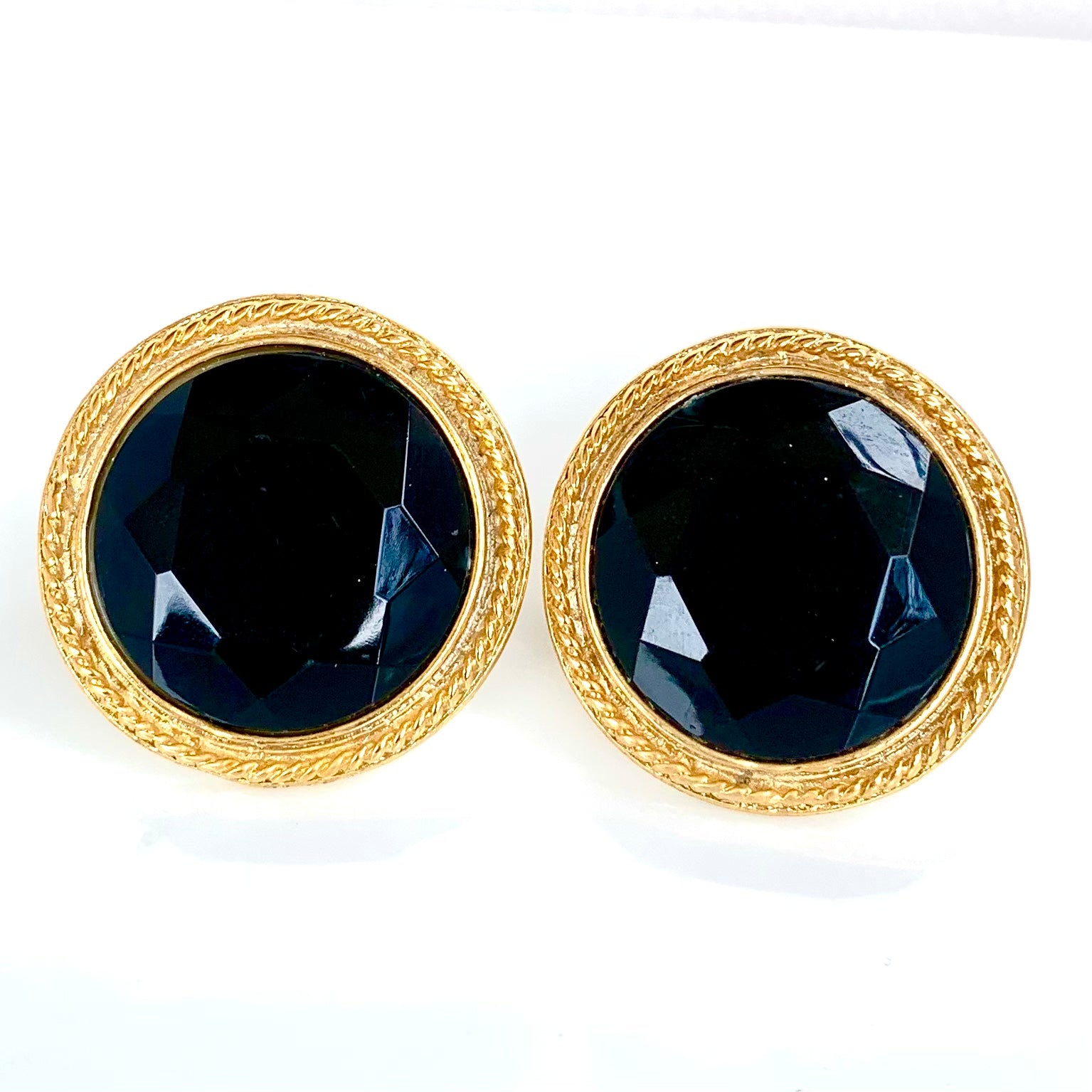 西城秀樹　Golden Earrings Vintage Gold Earrings – Viviane Guenoun