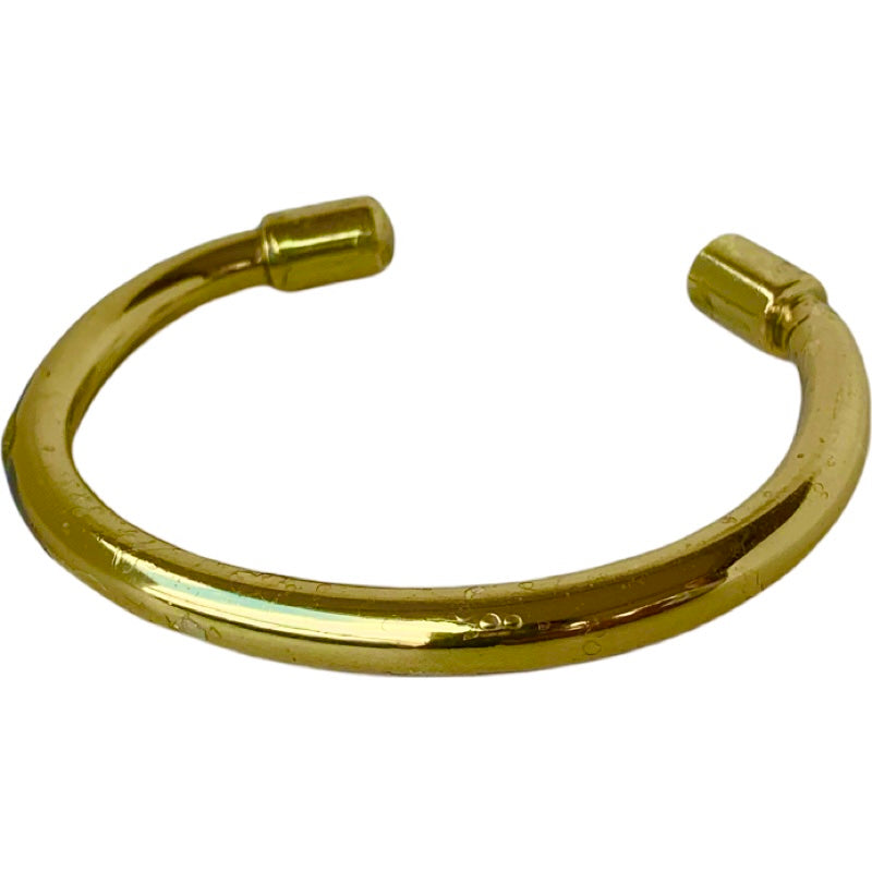 brass tube bangle cuff