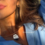 Oval  Custom Name Plate Pendant