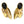 Aretes vintage doble hoja, detalle del diseño