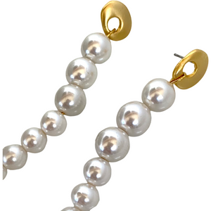 Linear Multi Pearls Earrings