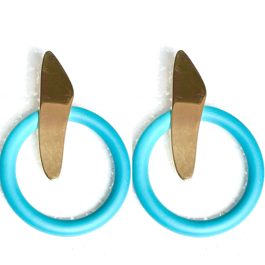 Detachable Circle ⭕️ Pendant  Earring