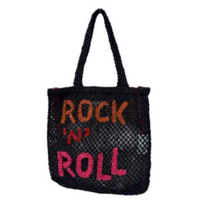 ROCK ´N ROLL JUTE BAG - LARGE / Available USA & CARACAS