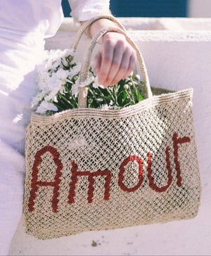 AMOUR JUTE BAG / see more colors
