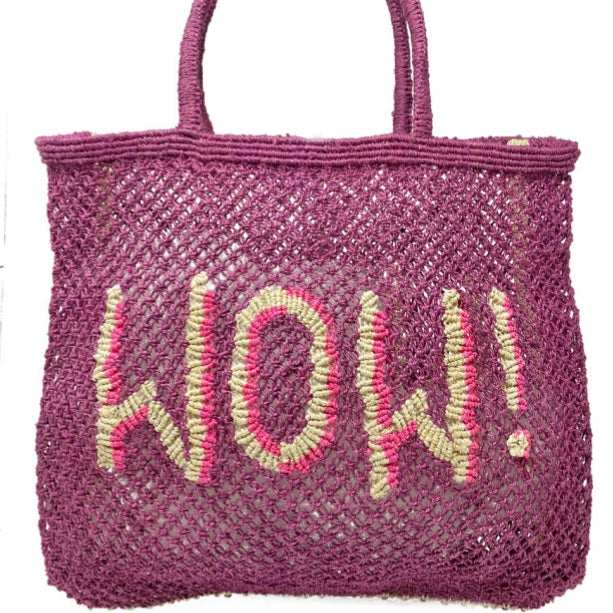 WOW JUTE BAG - SMALL / LILA Available CCS