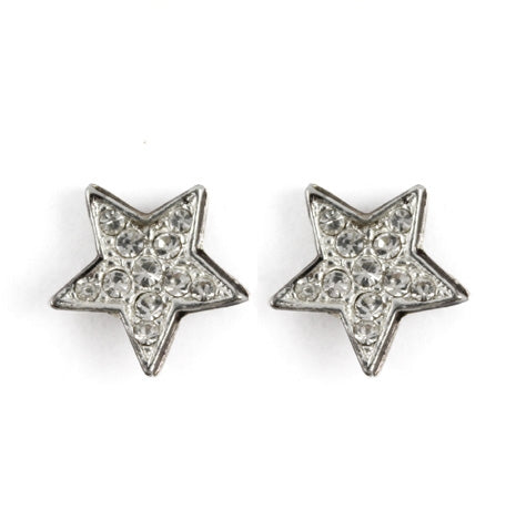 Small Star Pave Stud Earring