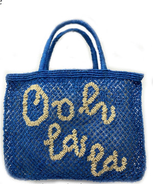 OOH LALA JUTE BAG - SMALL / BLUE / Available CARACAS