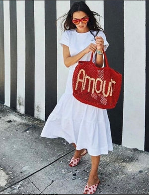 AMOUR JUTE BAG / see more colors