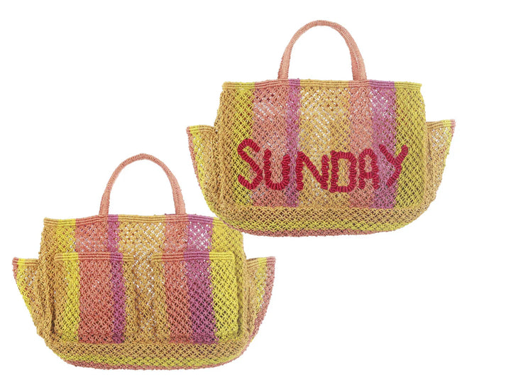 STRIPES JUTE BAG