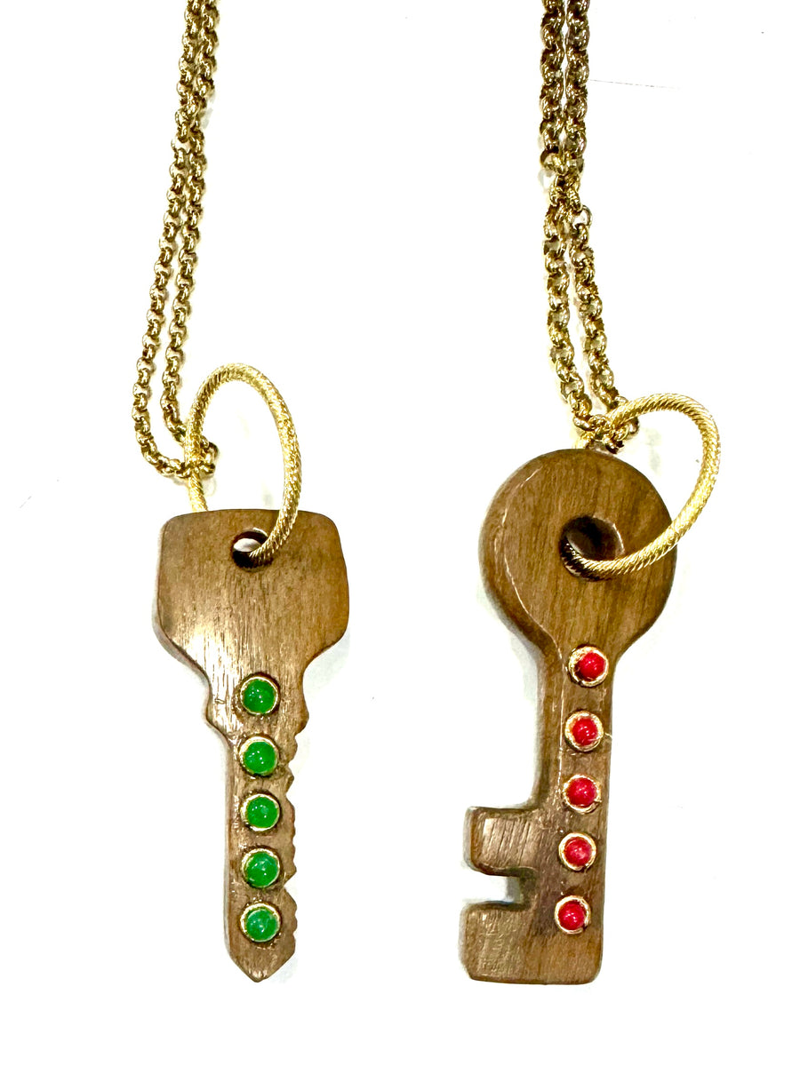 Wooden Key Pendant