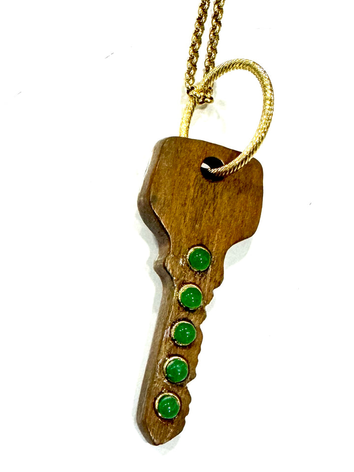 Wooden Key Pendant