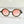 Grey / Pink Round  Trendy Sunglasses