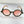 Grey / Pink Round  Trendy Sunglasses