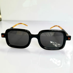 Black / Brown  Square   Trendy Sunglasses