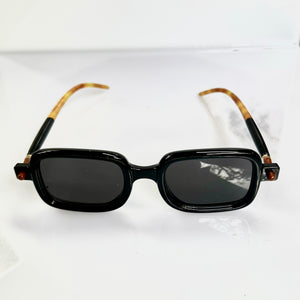 Black / Brown  Square   Trendy Sunglasses