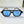 Black / Blue Aviator  Trendy Sunglasses