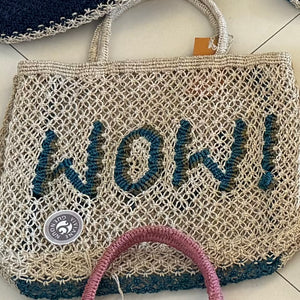 WOW JUTE BAG - SMALL / NATURAL  Available CARACAS