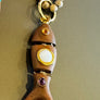 Wooden Small Fish Charm