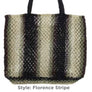 MULTI STRIPES JUTE BAG - SMALL