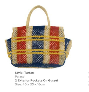 TARTAN JUTE  - SMALL / MULTICOLOR PALACE