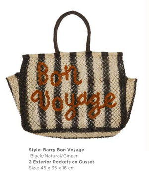 JUTE  BON VOYAGE - SMALL / BLUE