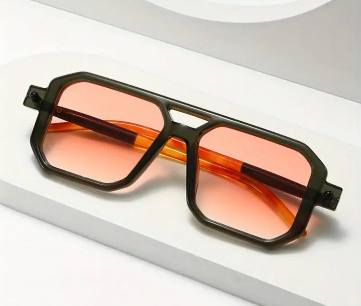 Purpel / Pink Aviator Trendy Sunglasses