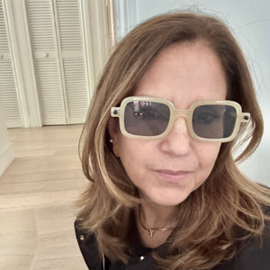 Butter Yellow Square  Trendy Sunglasses