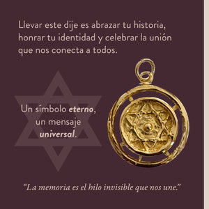 Circular Magen David  Pendant