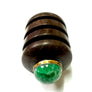 Bee Drop Pendant — Carved Wood &  Stone
