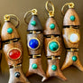 Wooden Small Fish Charm