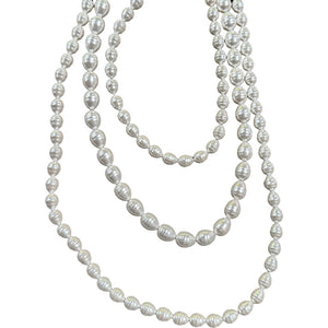 70cm Long Chunky Pearls Trend Necklace