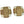 Vintage Square Multi Stone Stud Earrings
