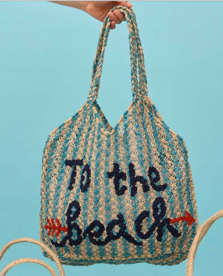 TO THE BEACH JUTE BAG