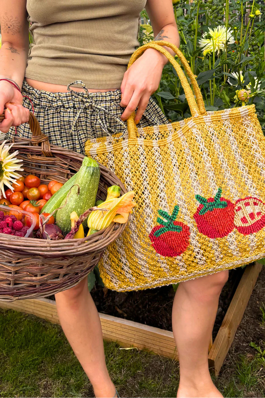 TOMATO JUTE BAG - SMALL