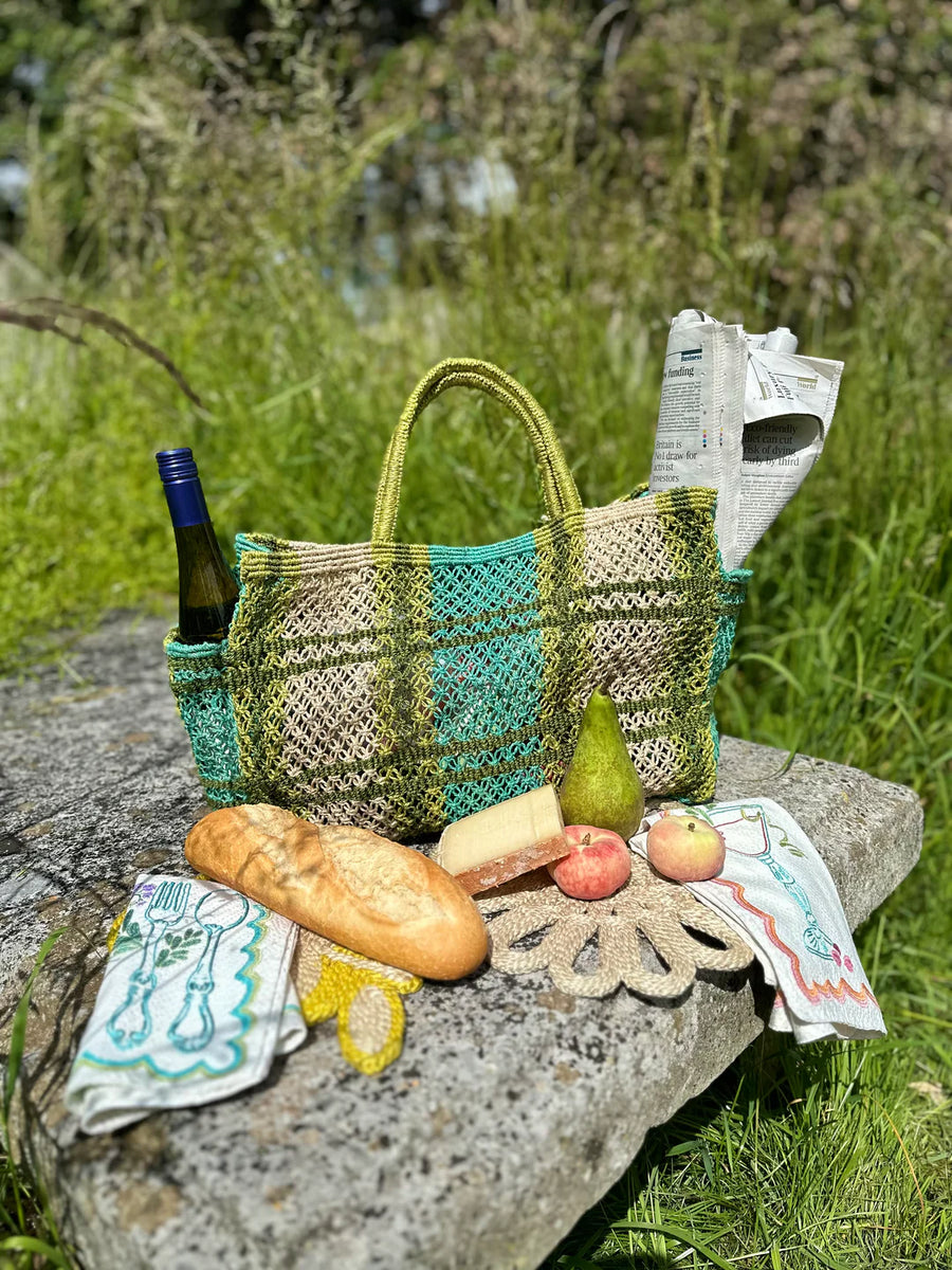 TARTAN JUTE  - SMALL / MULTICOLOR PALACE FENN