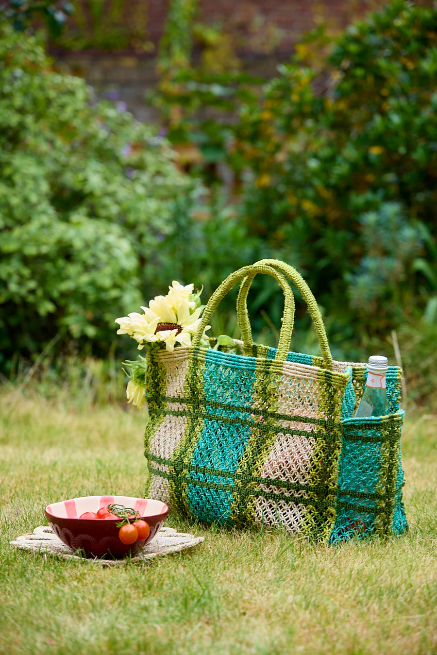 TARTAN JUTE  - SMALL / MULTICOLOR PALACE FENN