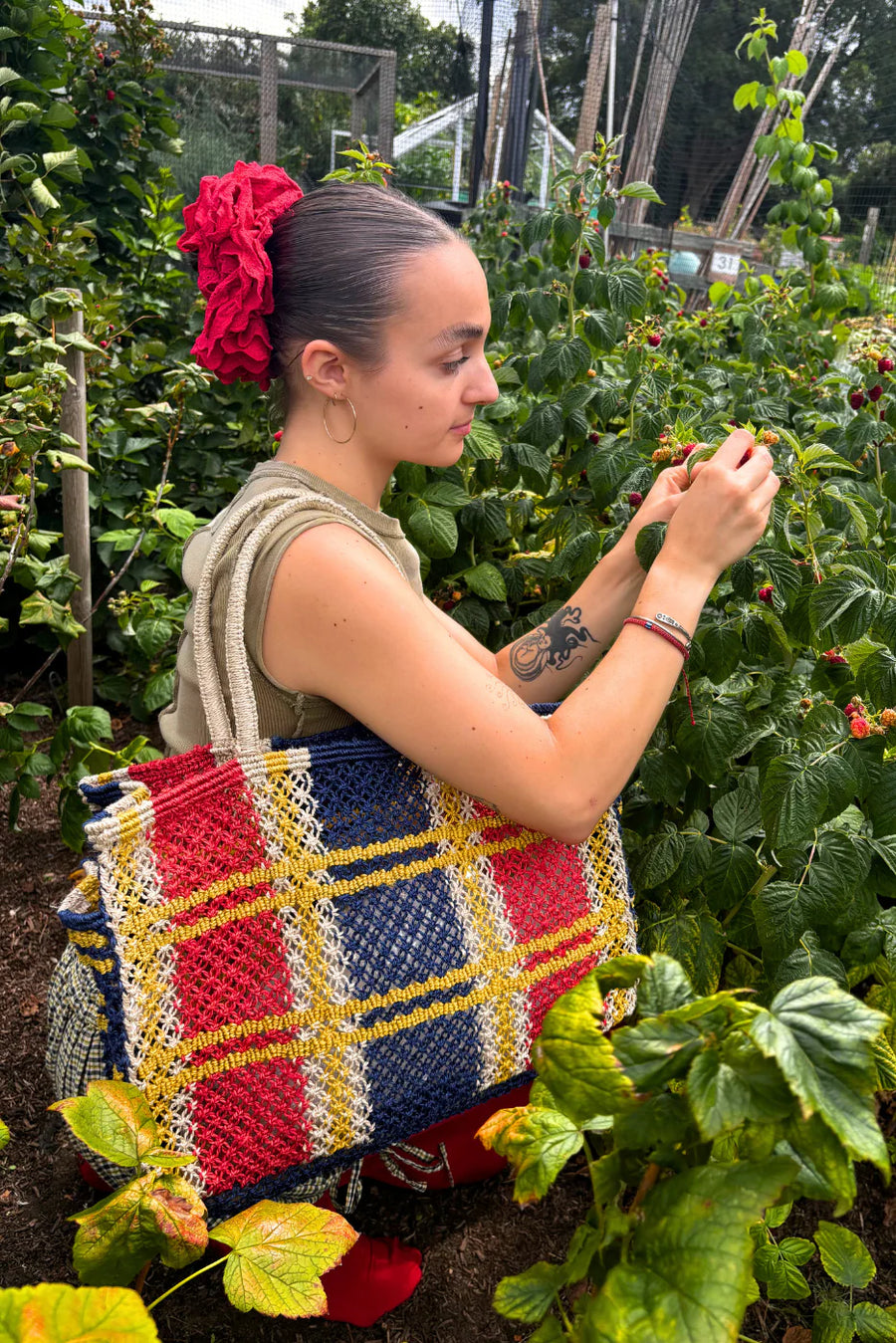 TARTAN JUTE  - SMALL / MULTICOLOR PALACE