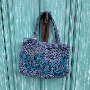 JUTE BAG X-SMALL / BLUE / Available in CARACAS