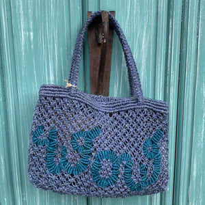 JUTE BAG X-SMALL / BLUE / Available in CARACAS