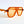 Orange Oval Trendy Sunglasses