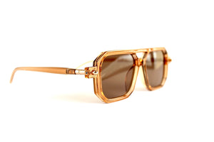 Light Brown Aviator  Trendy Sunglasses