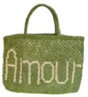 AMOUR JUTE BAG -SMALL / GREEN /  Available PRE-ORDER