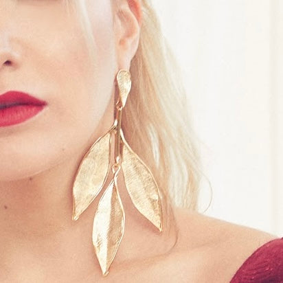 Statement Leaves Earrings