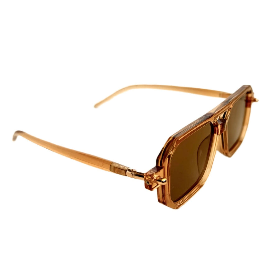 Caramel  Aviator Trendy Sunglasses (