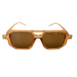 Caramel  Aviator Trendy Sunglasses (