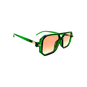 Green Aviator  Trendy Sunglasses