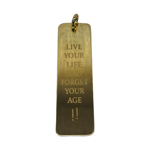 Unisex Custom Name Plate Pendant